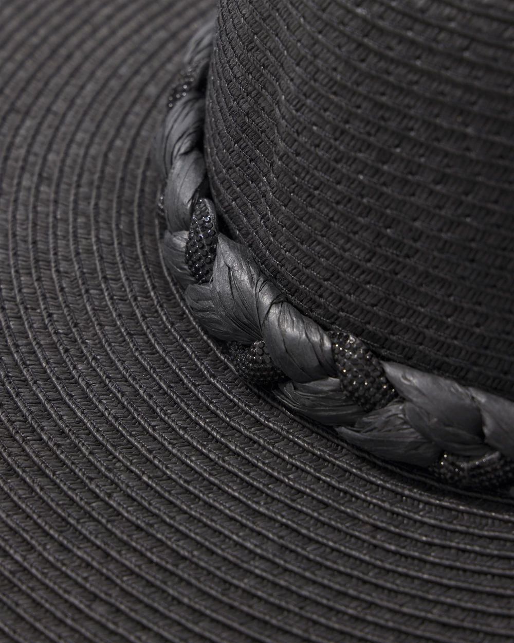 Marchen☆Raiden raffia floppy hat Vintage 80's Helen Kaminski CLASSIC 5 Handcrafted Rafia Brim
